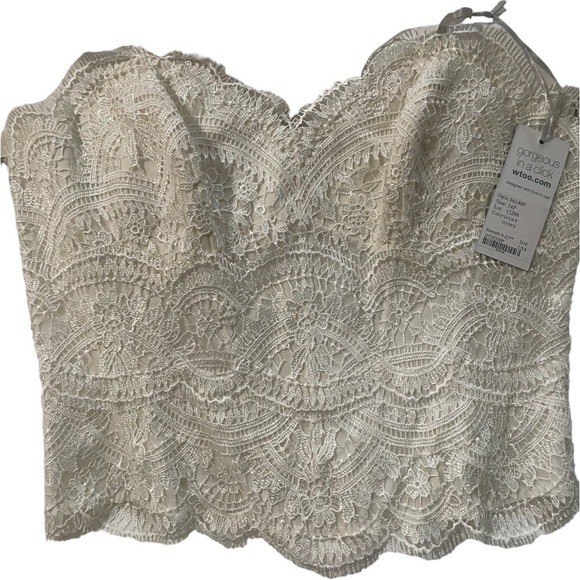 BHLDN Wtoo Watters Lace Bridal Corset